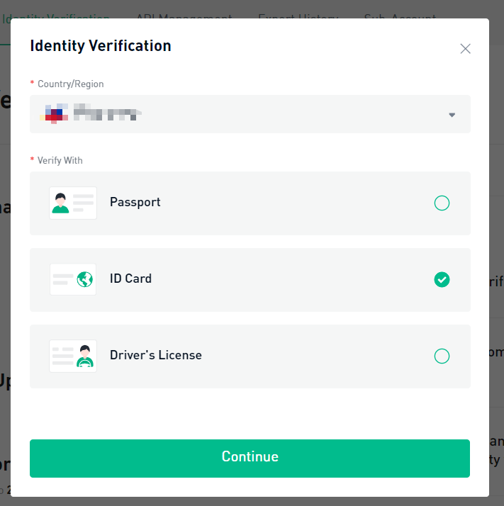 verification kucoin