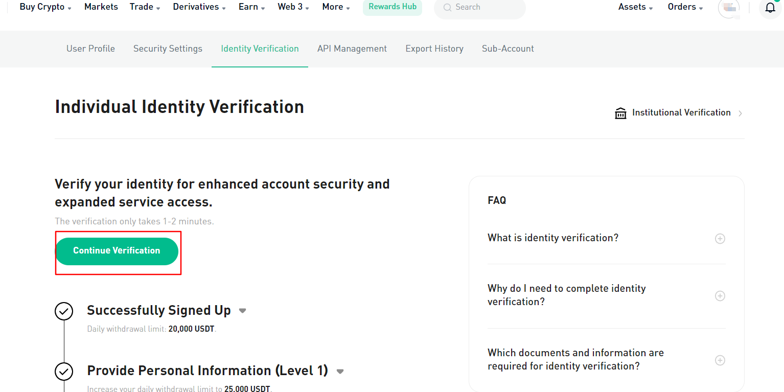 what you need to complete kucoin kyc