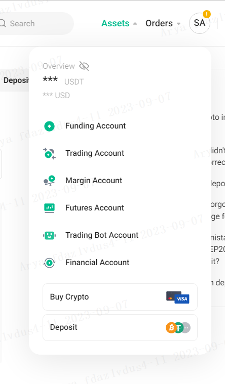 kucoin usdt deposit network