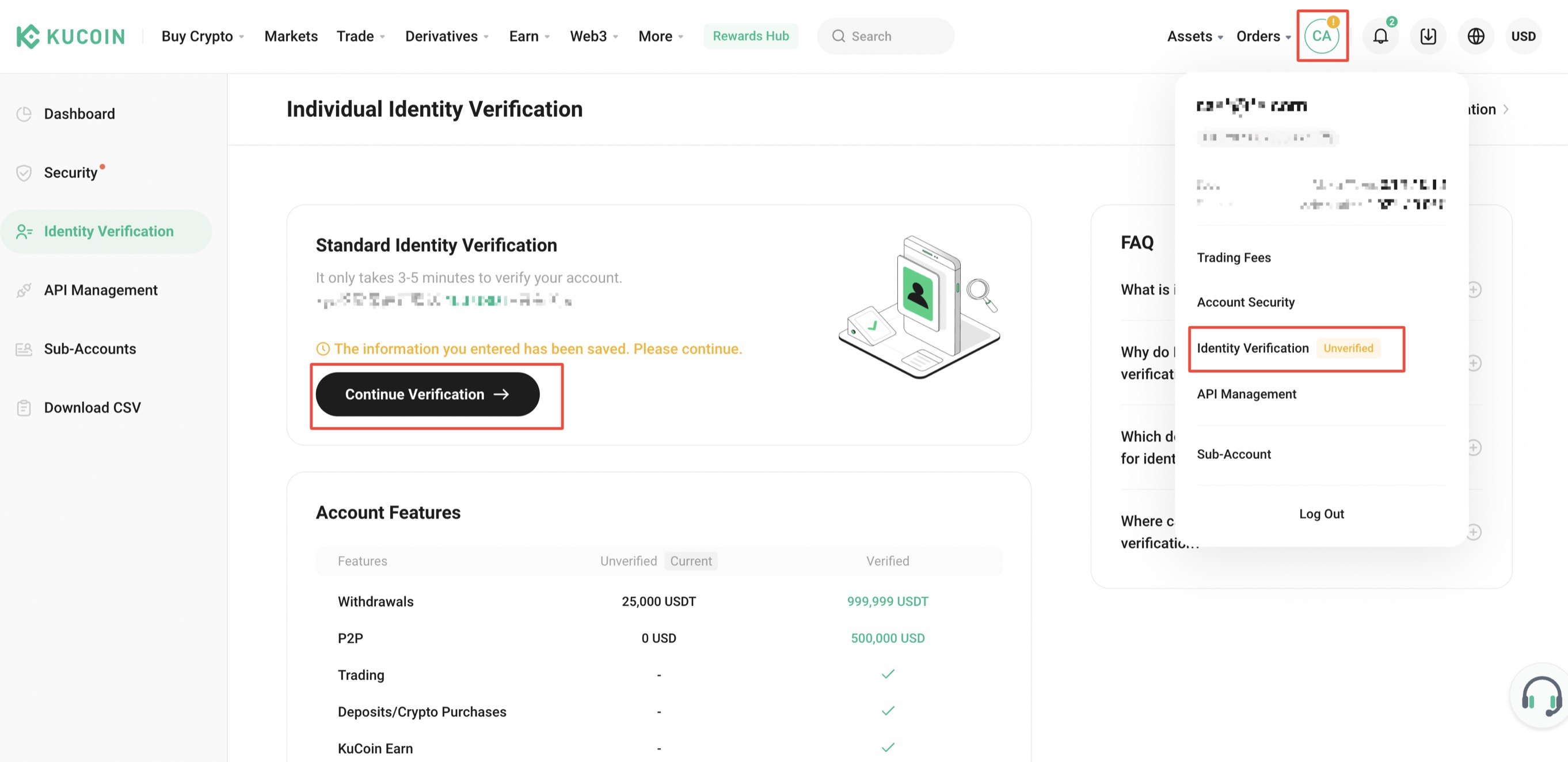 How to Verify Your  Account to Access More Features