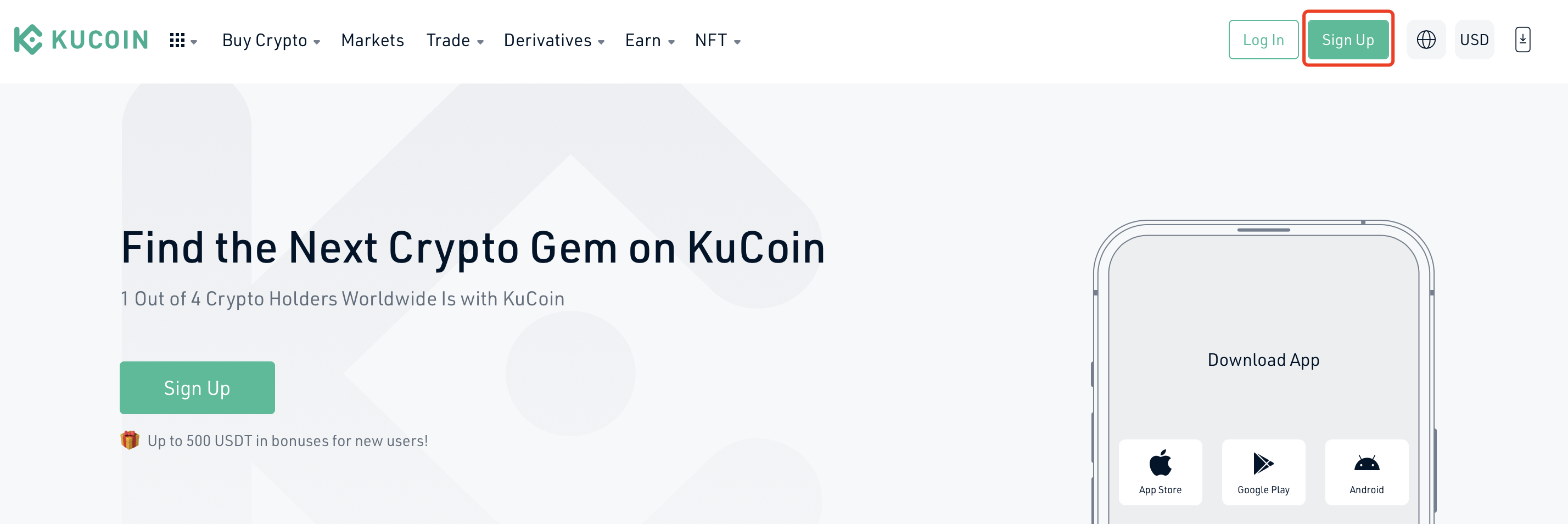 kucoin new user registration issue