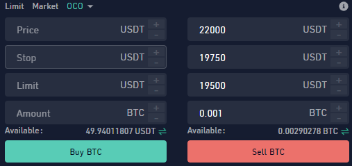 does kucoin allow limit trades