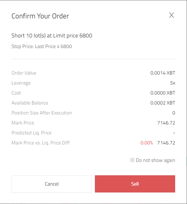 cancelling an order on kucoin