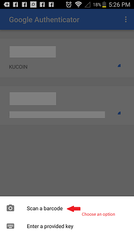 google auth binding kucoin