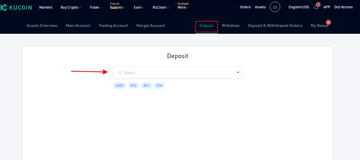 Kucoin deposit with usd coinbase transaction cancelled
