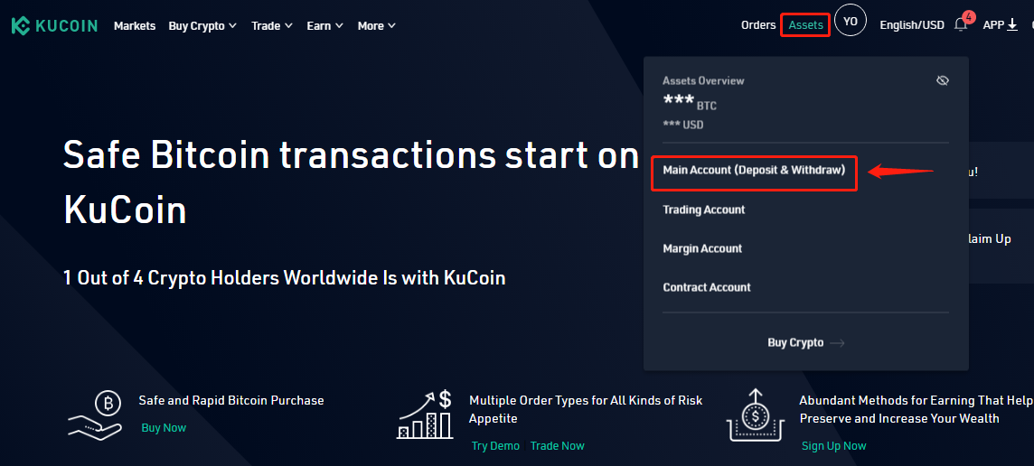 how long doe it take to deposite ether on kucoin